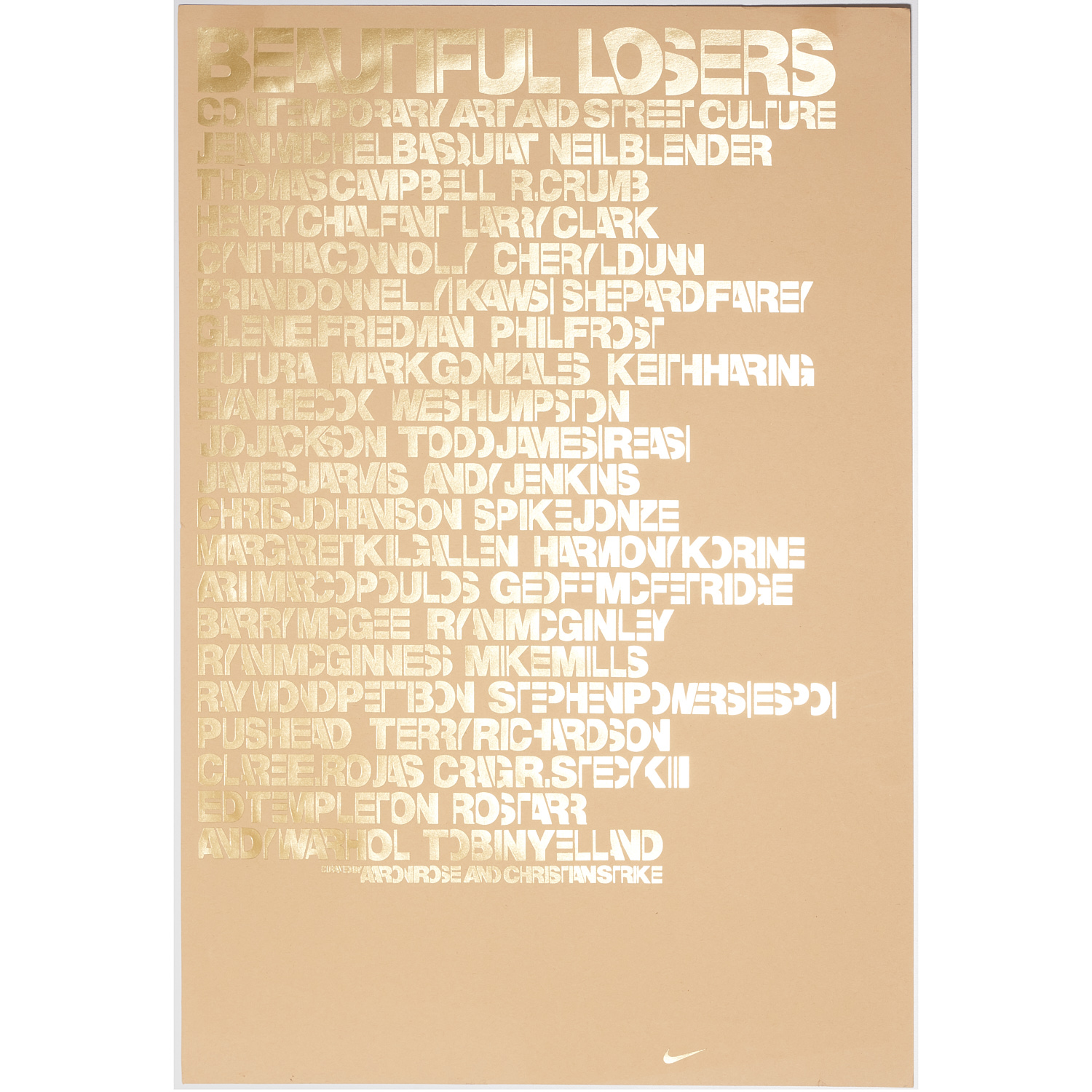 Beautiful Losers, exhibition poster | Millea Brothers
