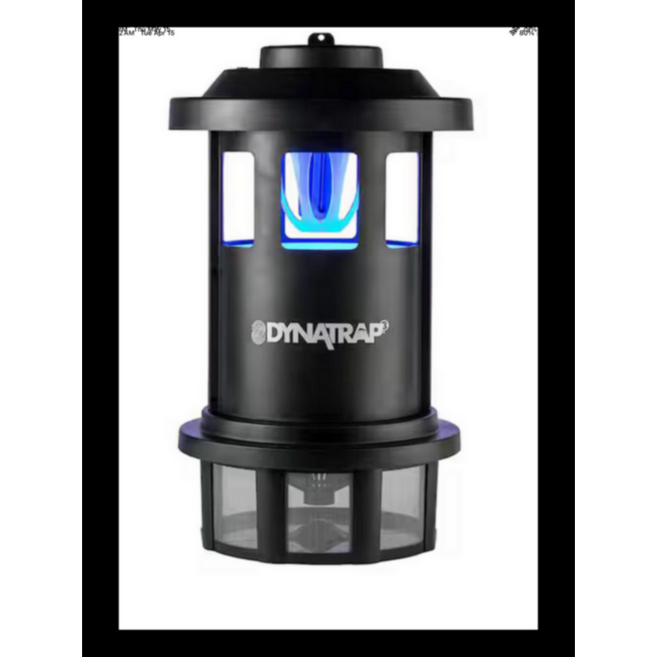 DynaTrap Insect Trap 3-Way Insect Control- 3/4 Acre. 3,000 Meters Coverage- Black