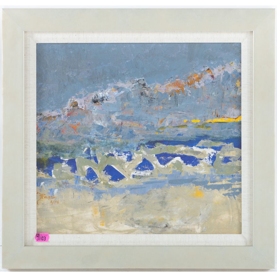 J. Folsom. Abstract Landscape, oil