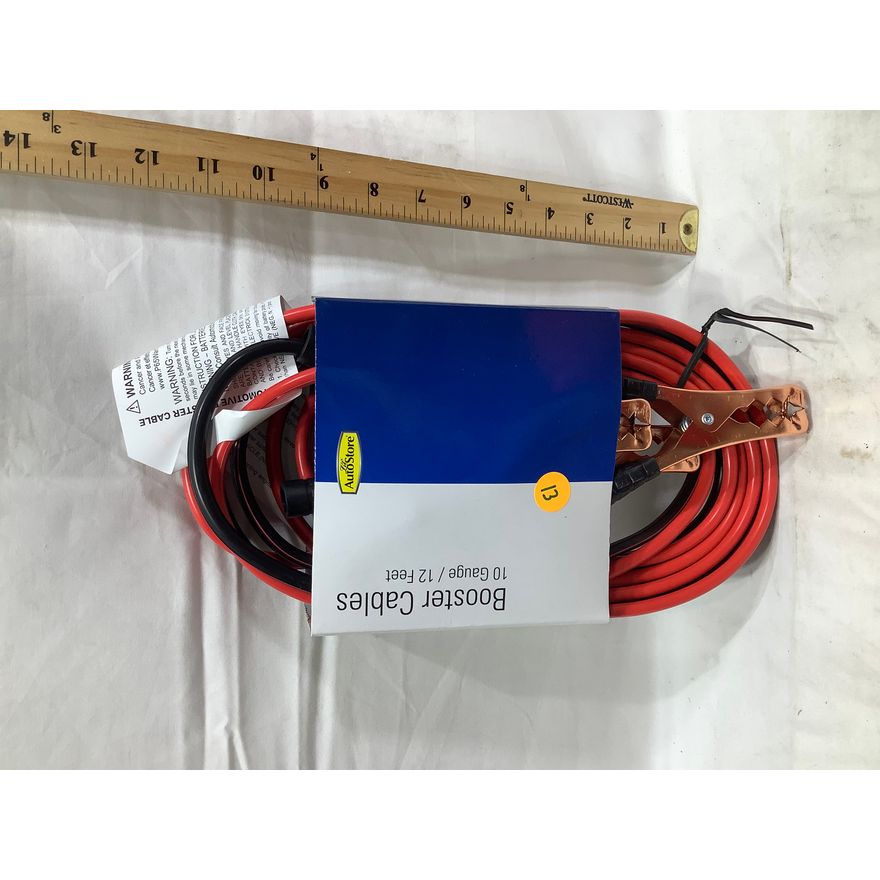 AutoStore Booster Cables 10 Gauge / 12 Feet