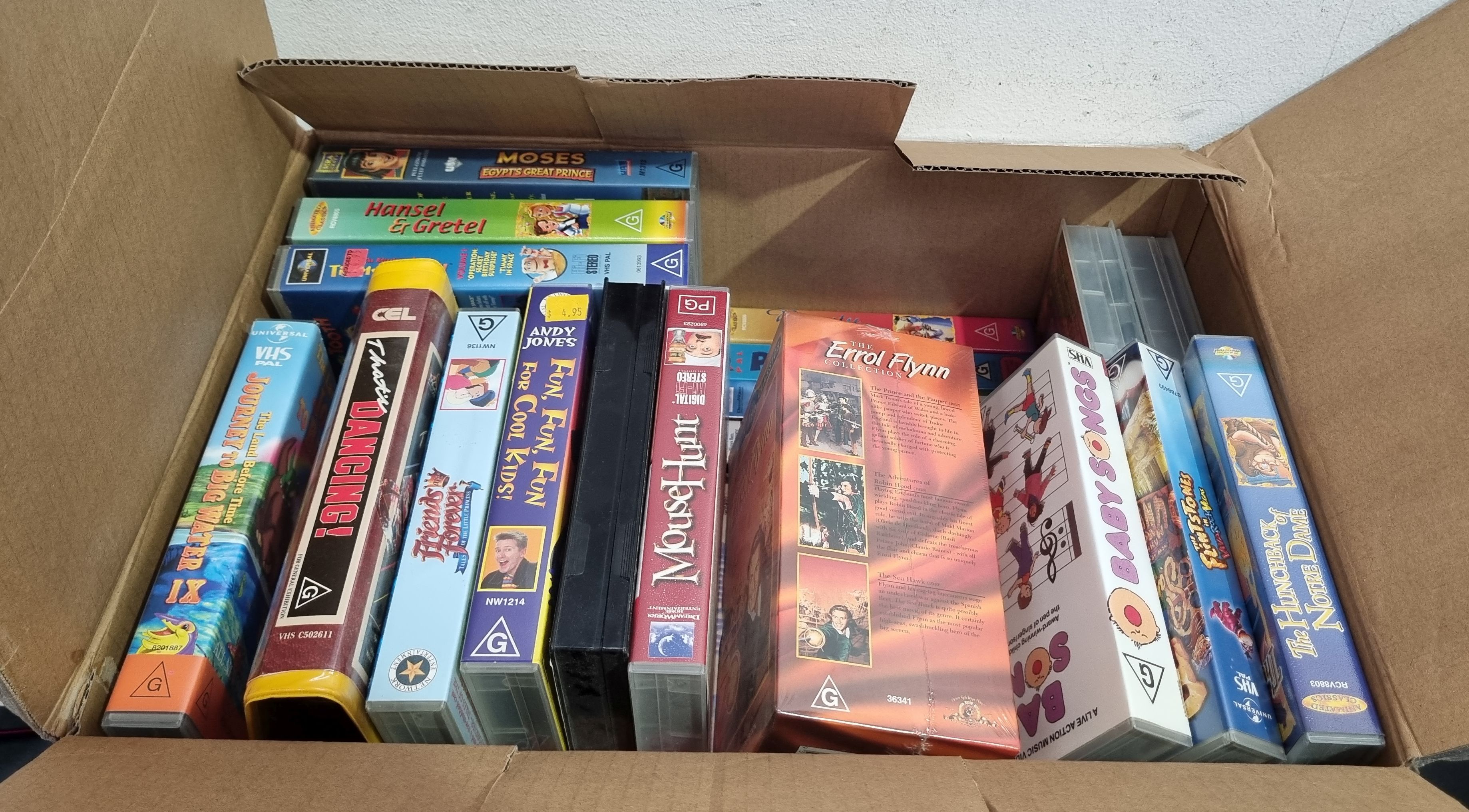 A Collection Of Vhs Children'S Films