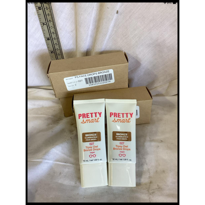 BUYING (6) Pretty Smart Bronze Illuminating Face Drops- 1.8oz Each