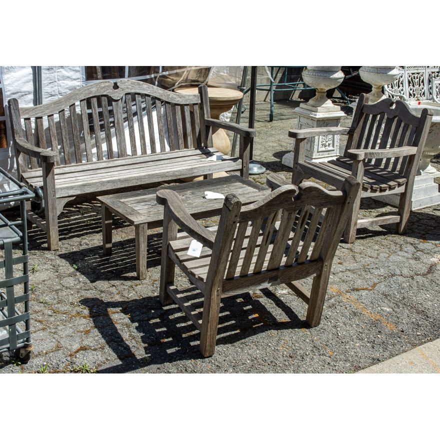 A Smith and Hawkins  teak patio set