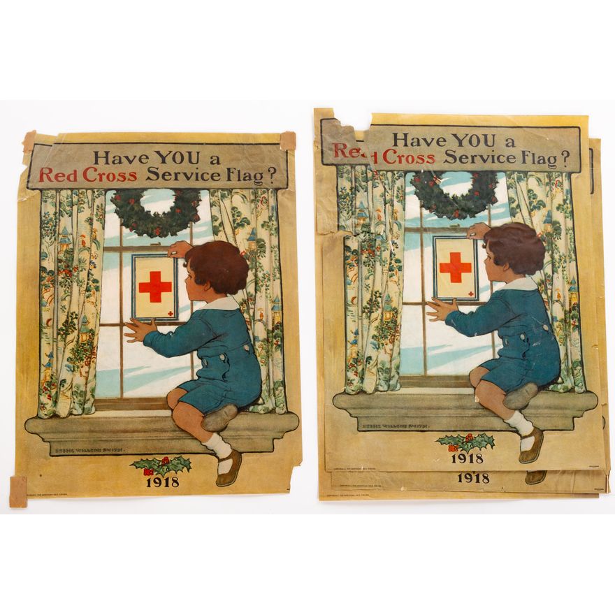 Jessie Wilcox Smith. "Have YOU a Red Cross Service Flag?" lithograph