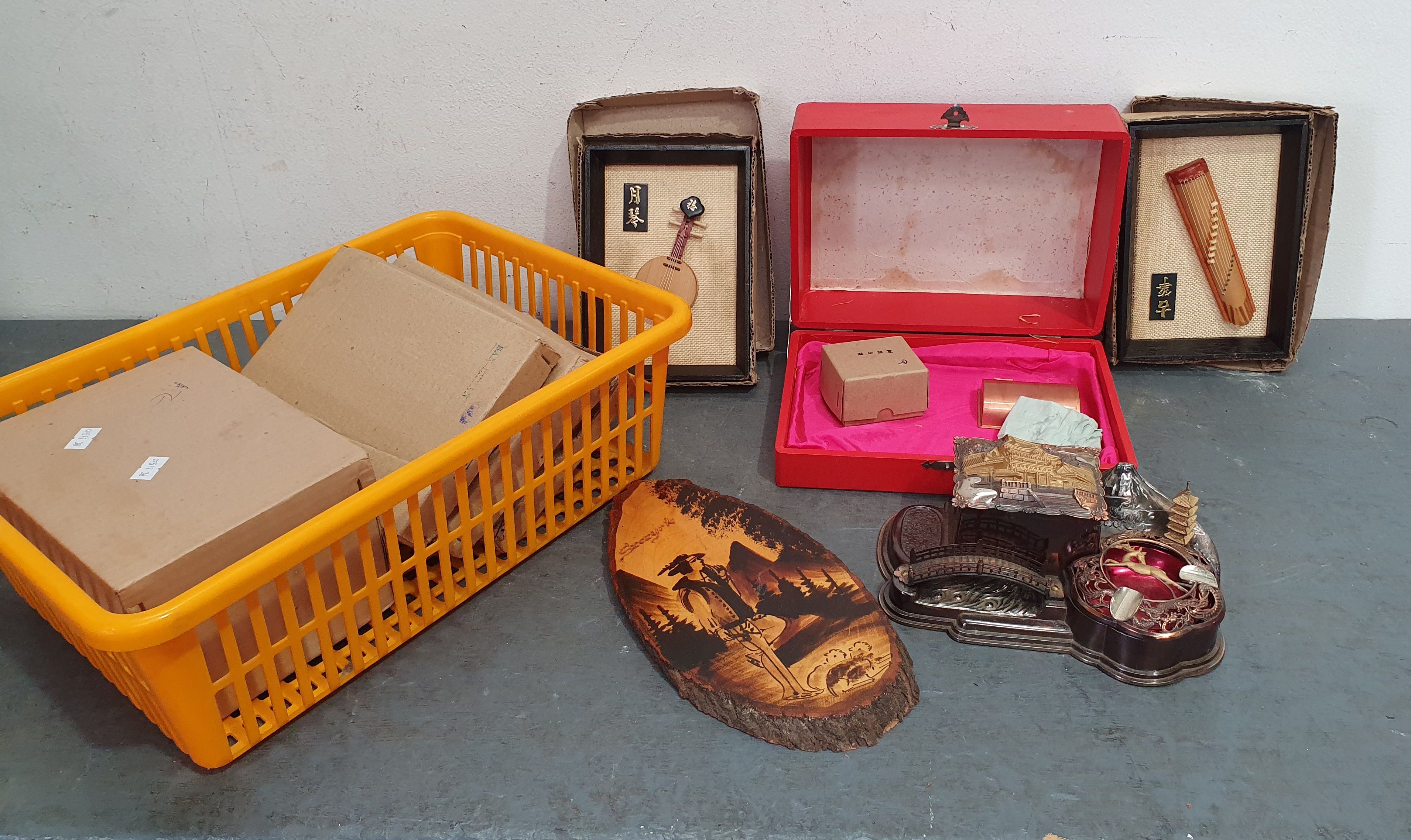 A Group Of Oriental Trinkets