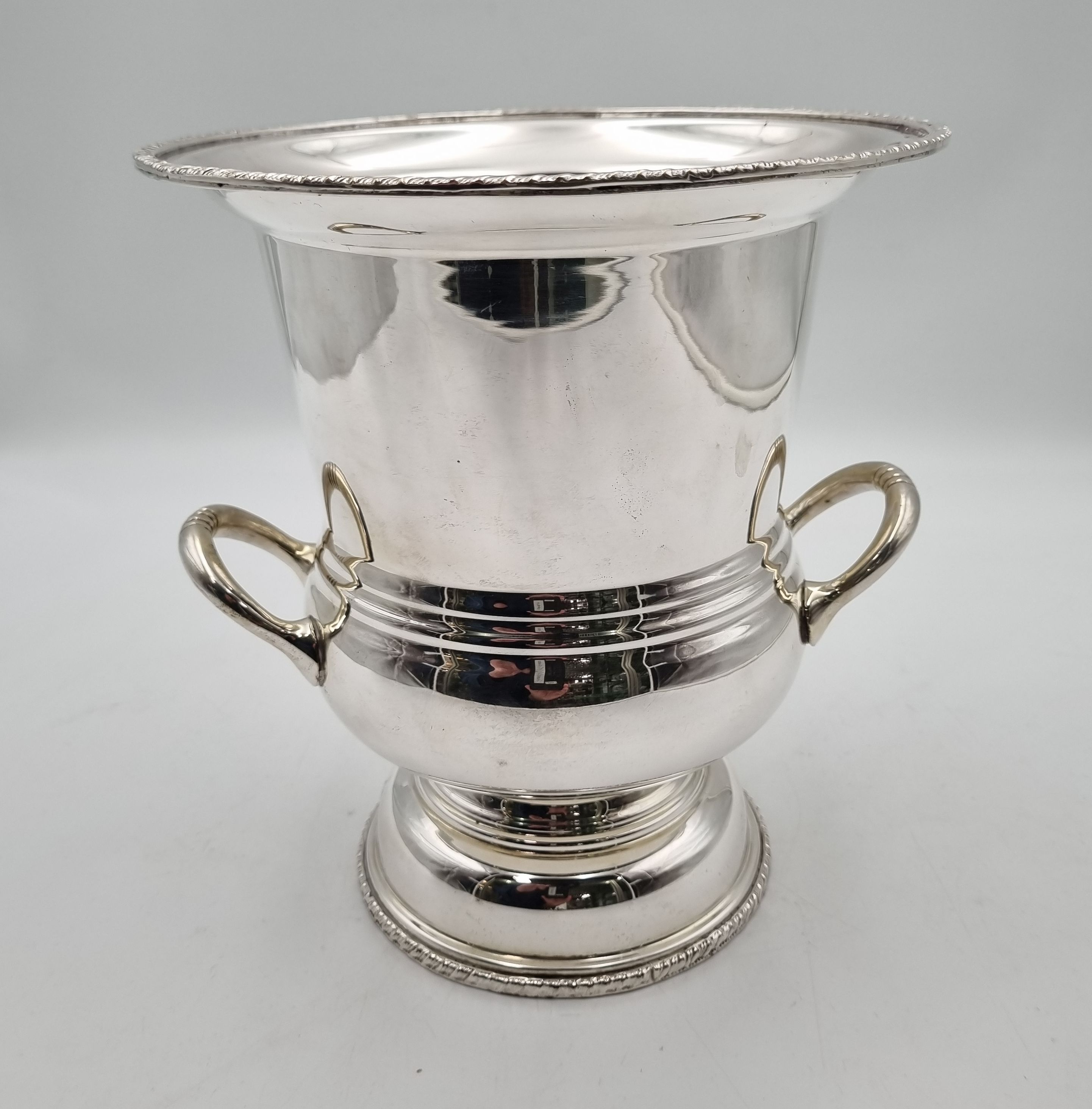 590 · A SILVER PLATED CHAMPAGNE COOLER