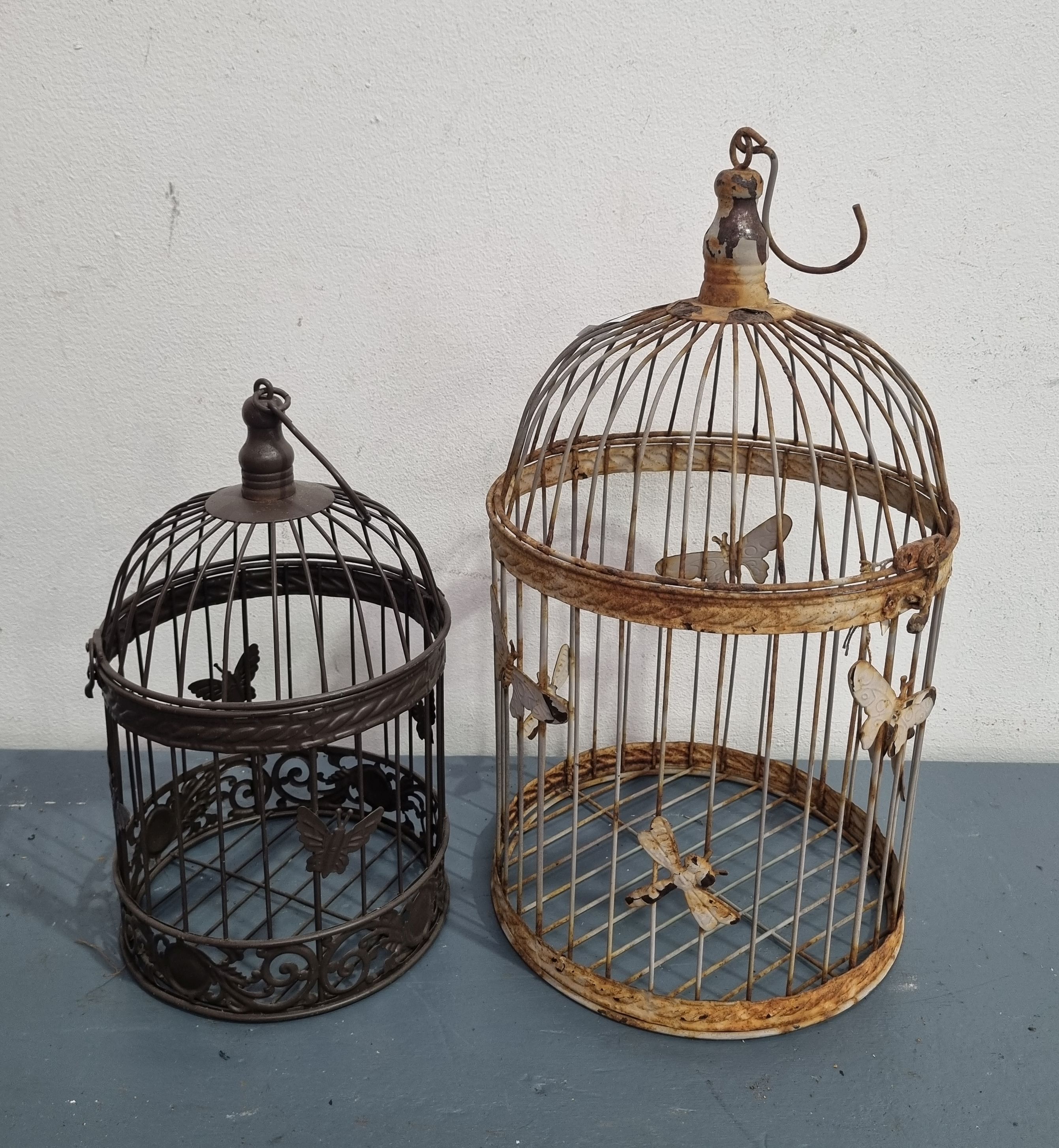 Two Bird Cages
