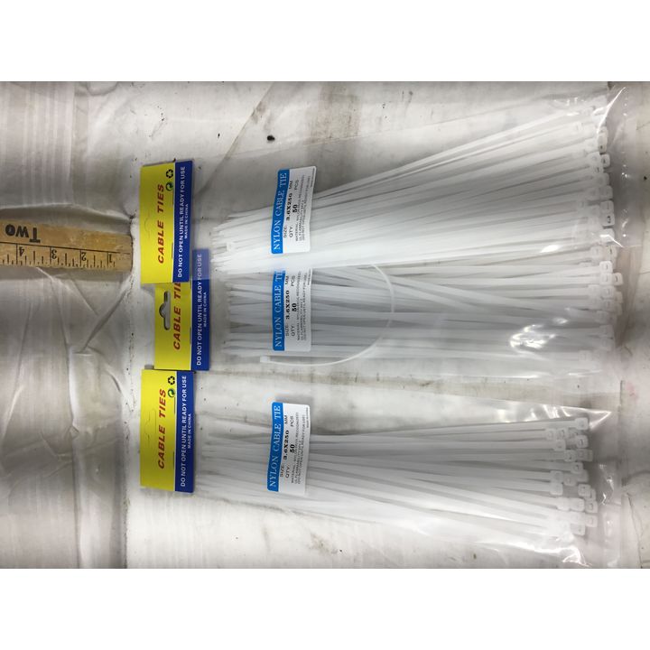 (Buying 3) 50 Pc Nylon 10" Cable Ties