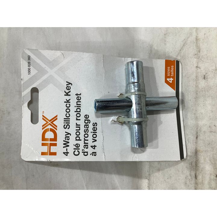 HDX 4-Way Sillcock Key