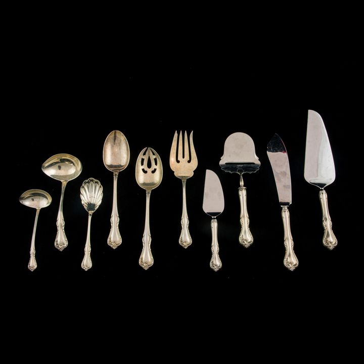 Reed & Barton sterling flatware service
