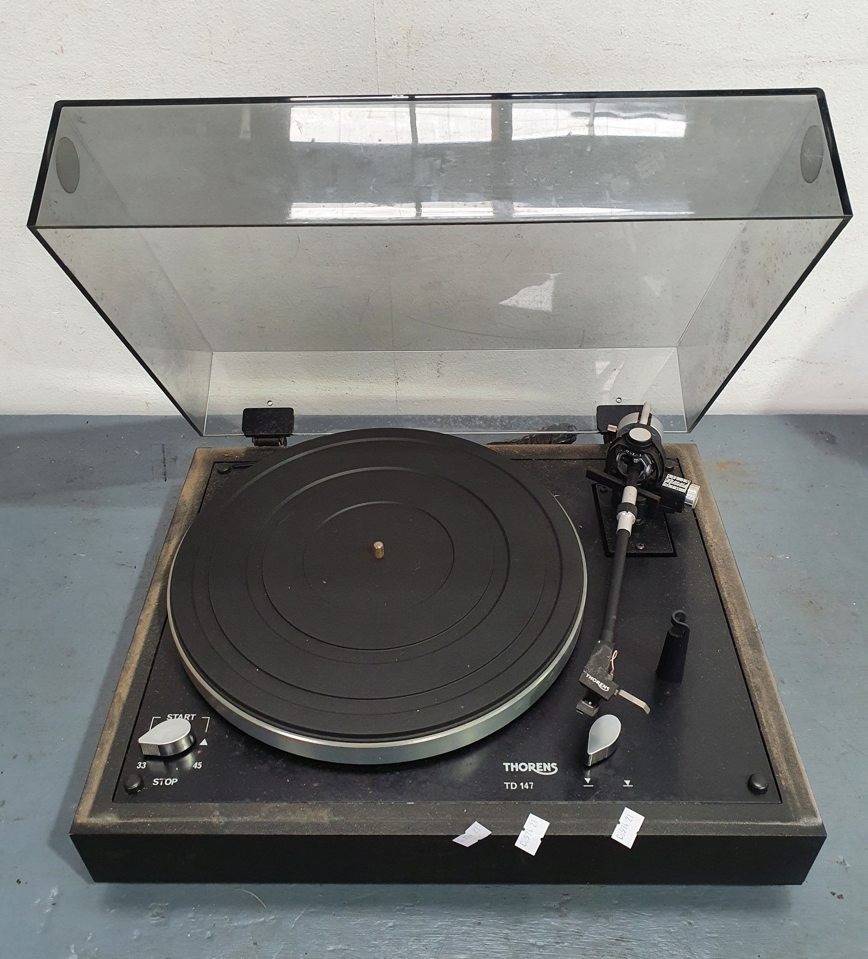 1313 · A THORENS TD147 TURNTABLE