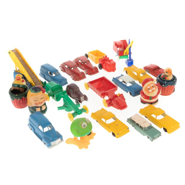 Assorted Plastic & Slush Metal Vehicles