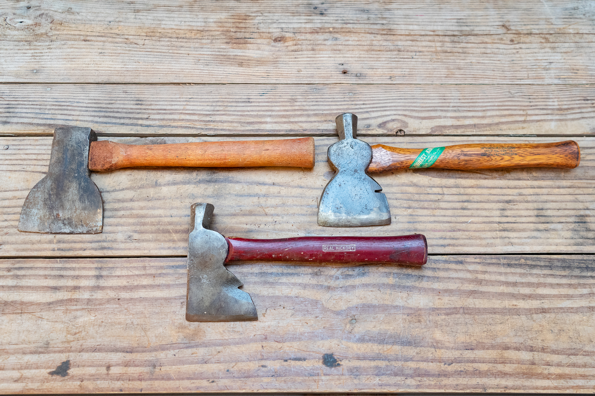 Three Vintage Hatchets | Harritt Group, Inc