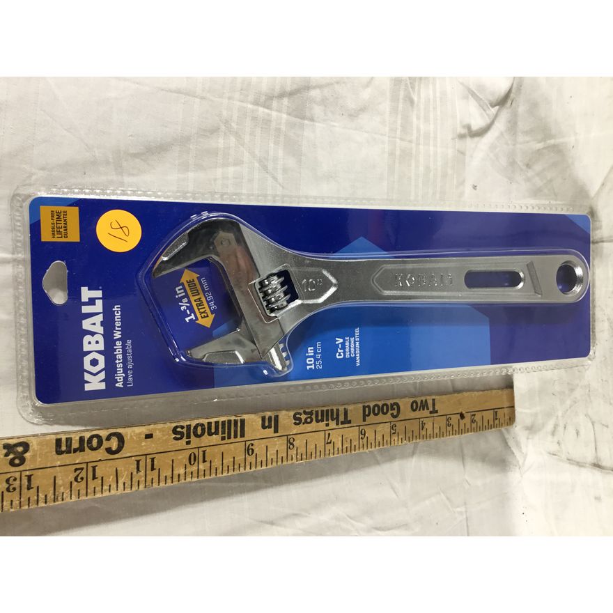 Kobalt 10" Adjustable Wrench
