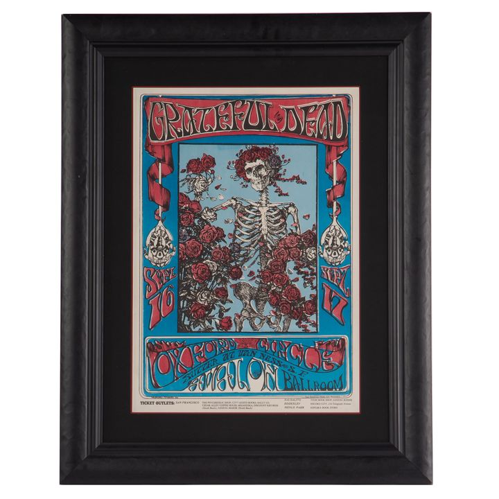 "Grateful Dead Skeleton and Roses," 9/16-17/1966