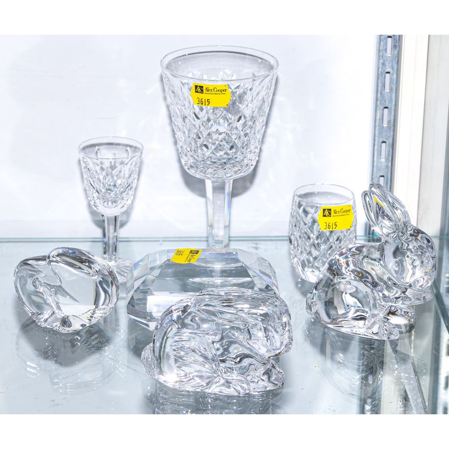 Small Group of Waterford & Other Glass Items
