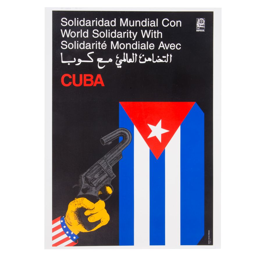 Rafael Enriquez. "Solidaridad Mundial Con Cuba"