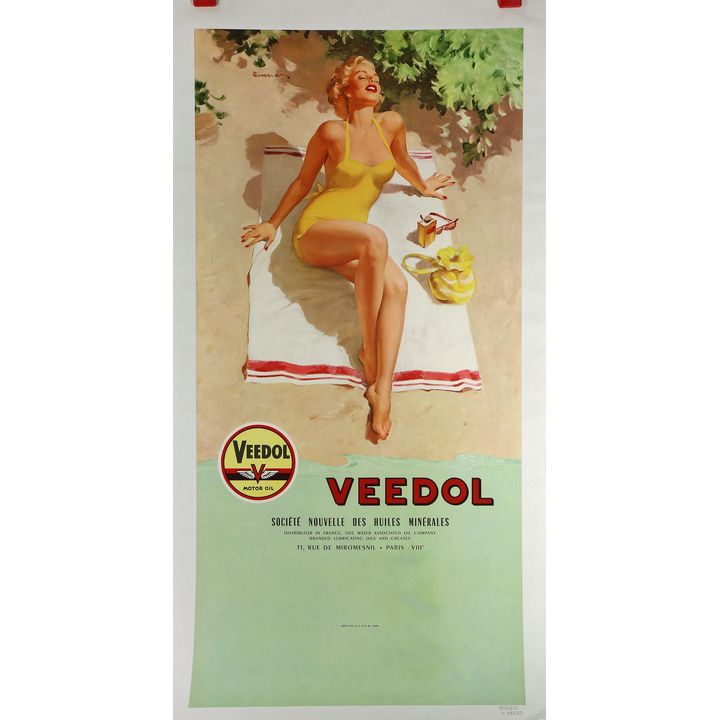 Vintage Poster, Haddon Hubbard Sundblom, Veedol