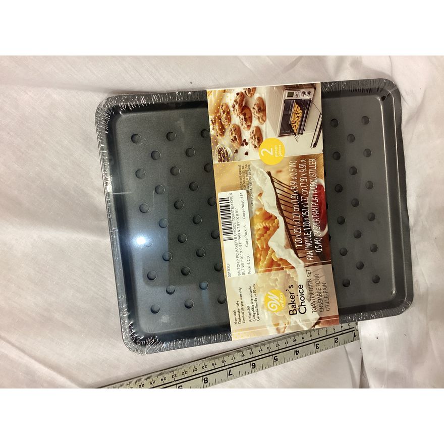 Bakers Choice 2pc Toaster Oven Set- 7.91'' x 9.91'' x 0.5''