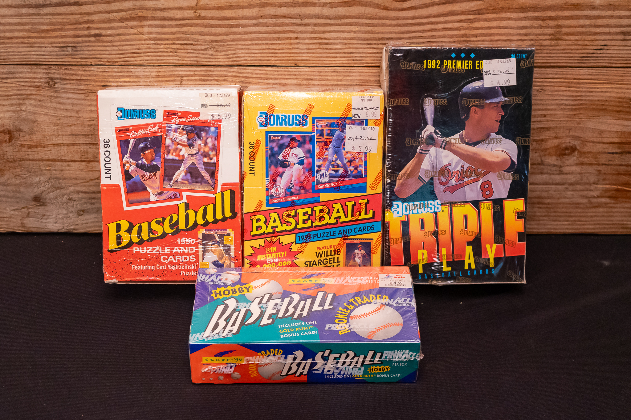 Four Sealed Boxes of MLB Trading Cards | Harritt Group, Inc