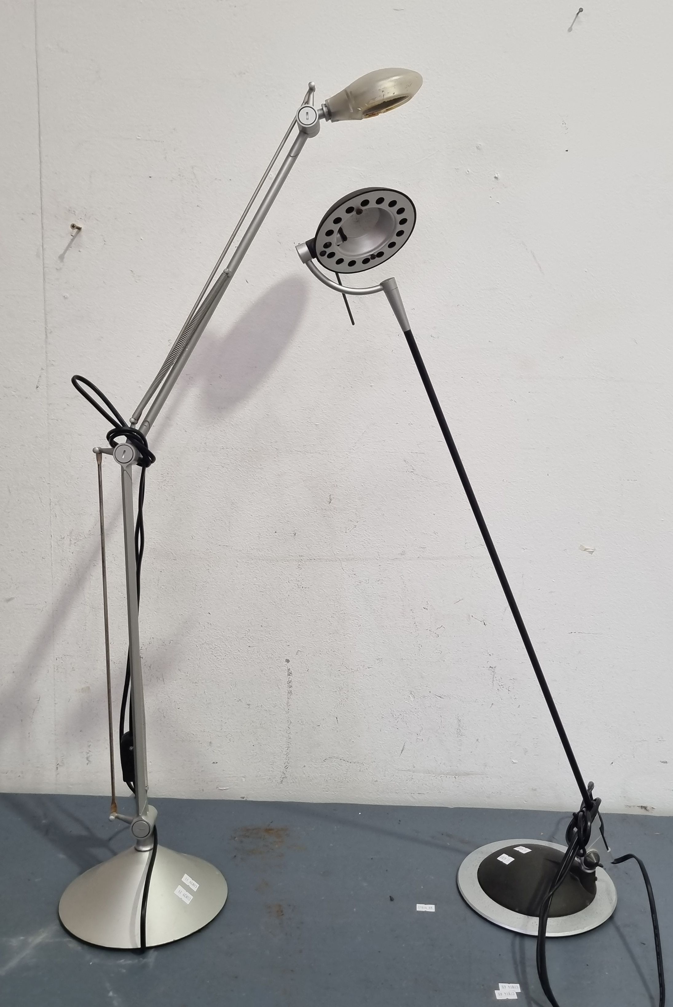A Pair Of Adjustable Desk Lamps