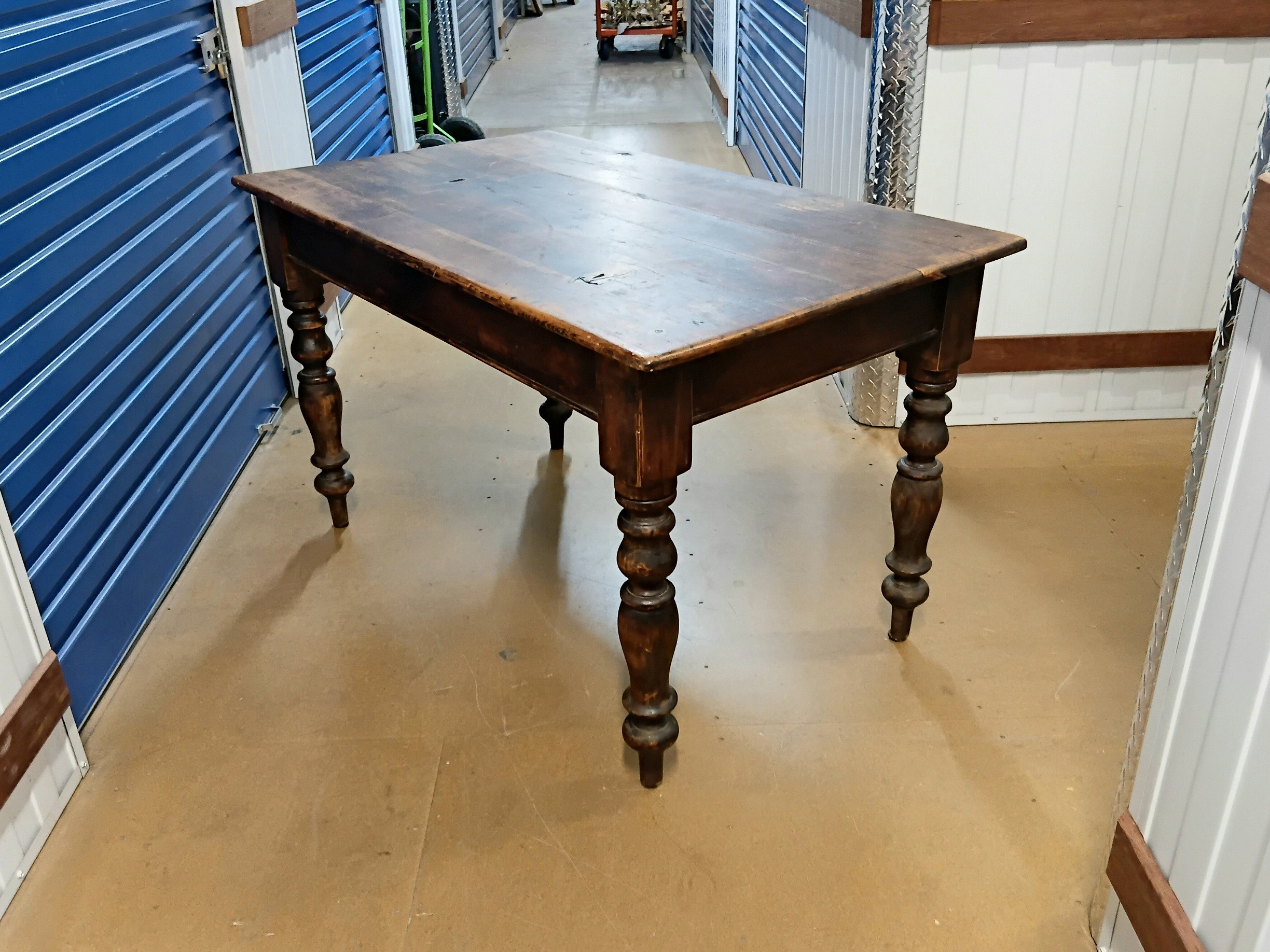 A Pine Colonial Style Kitchen Table