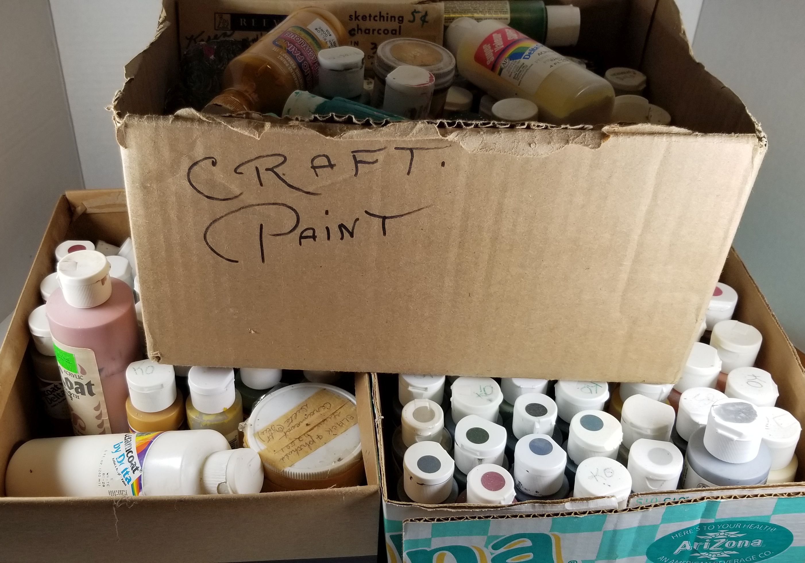 Assortment of Craft Paints | Estate Sales Niagara
