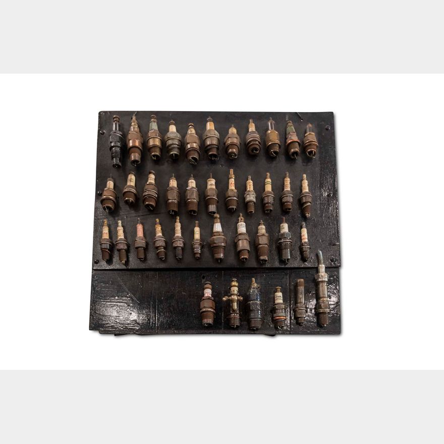Spark Plug Display Embry Riddle Spark Plug Display | Broad Arrow Auctions