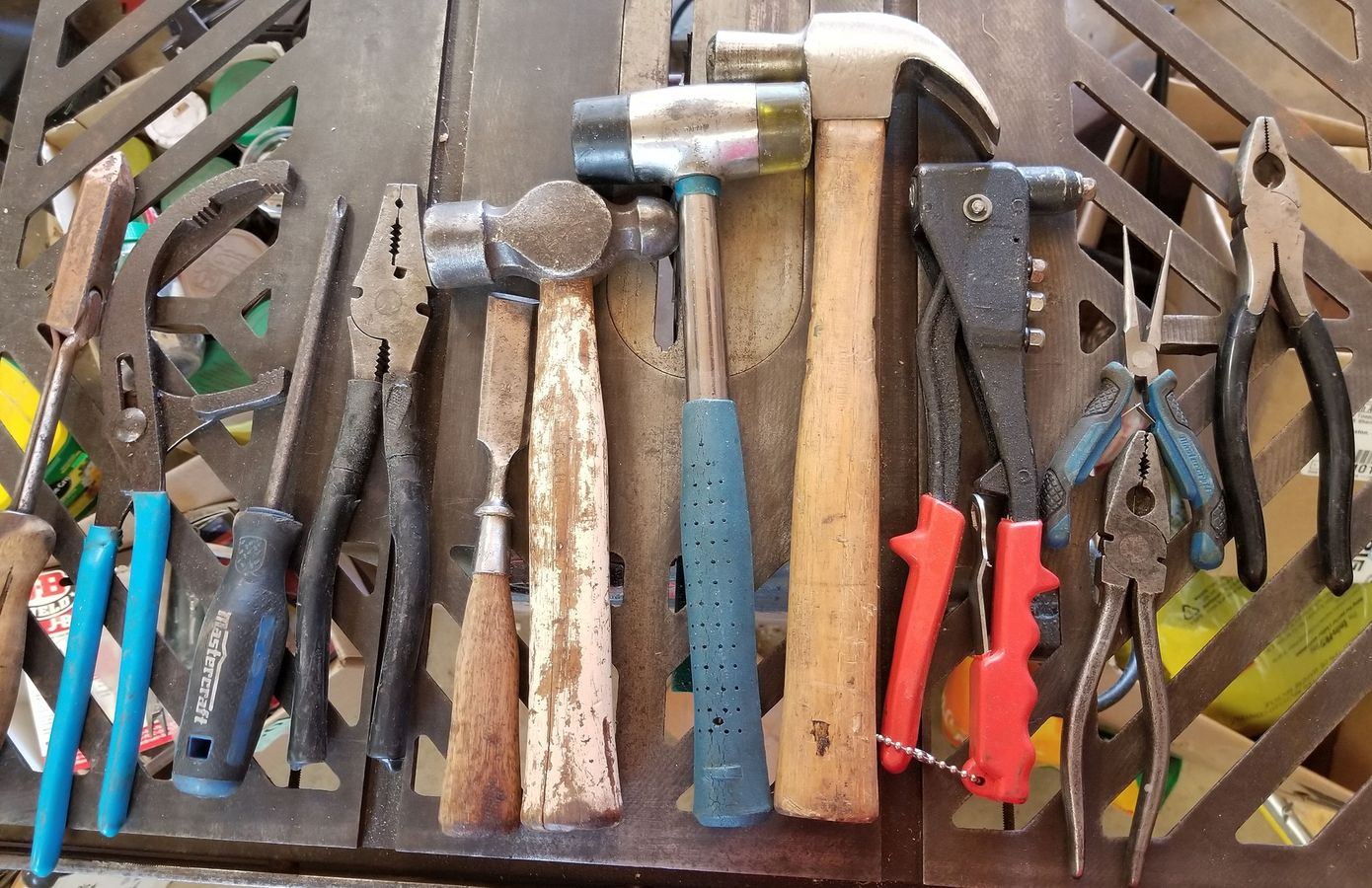 Assorted Hand Tools and Hardware 12PC | Estate Sales Niagara