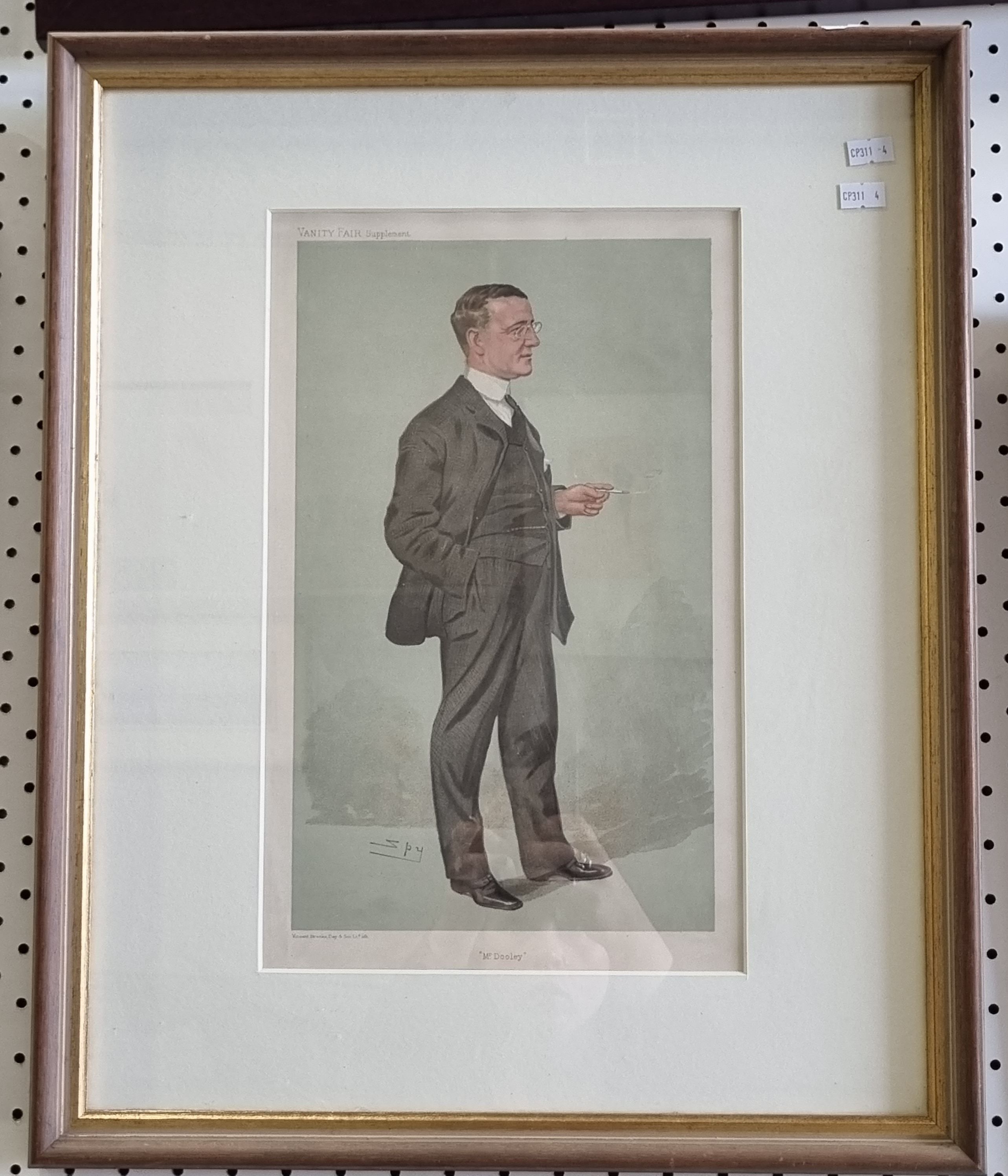 720 · A FRAMED VANITY FAIR CHROMOLITHOGRAPH