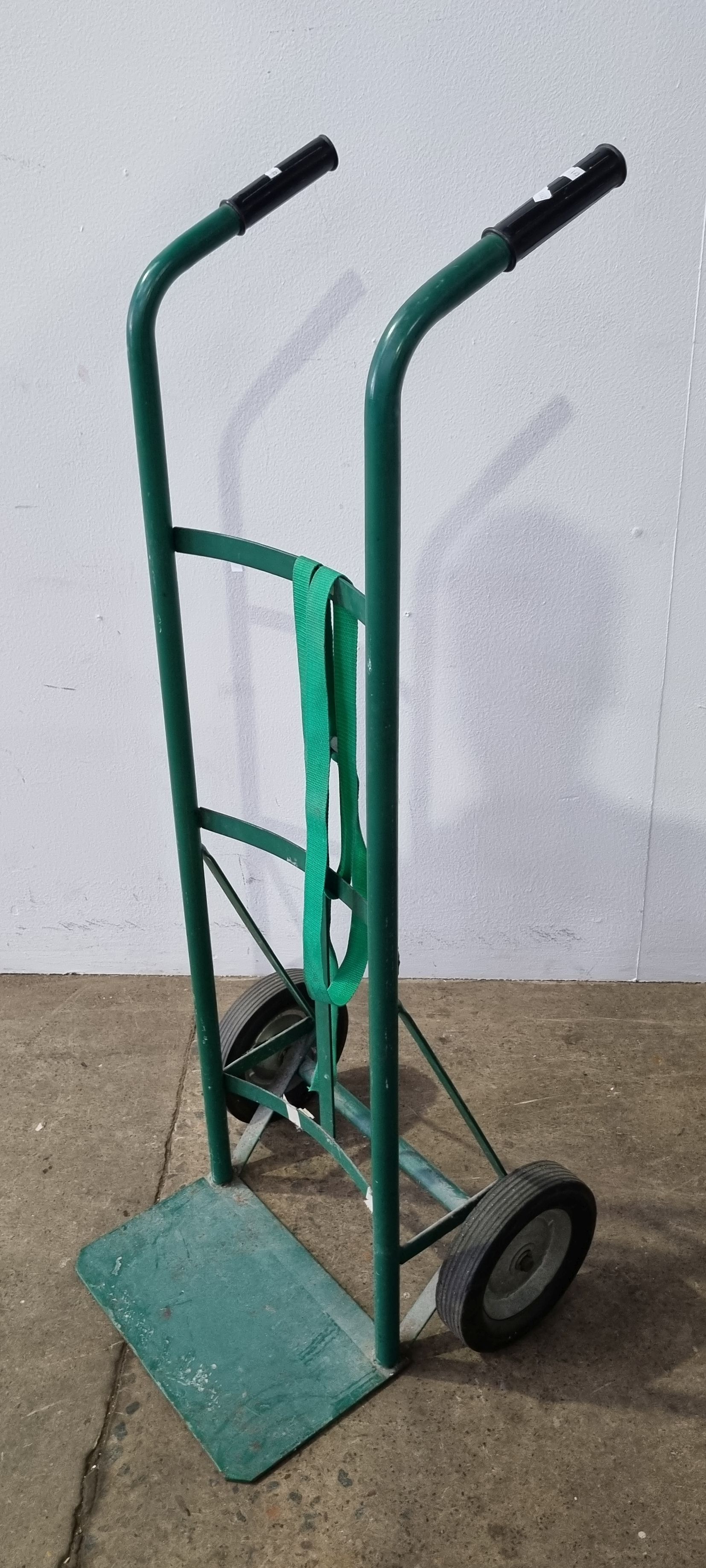 A Green Movers Trolley