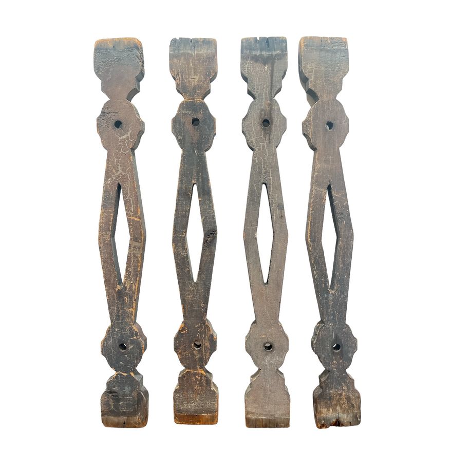 Four 19th C  Victorian Architectural Balusters