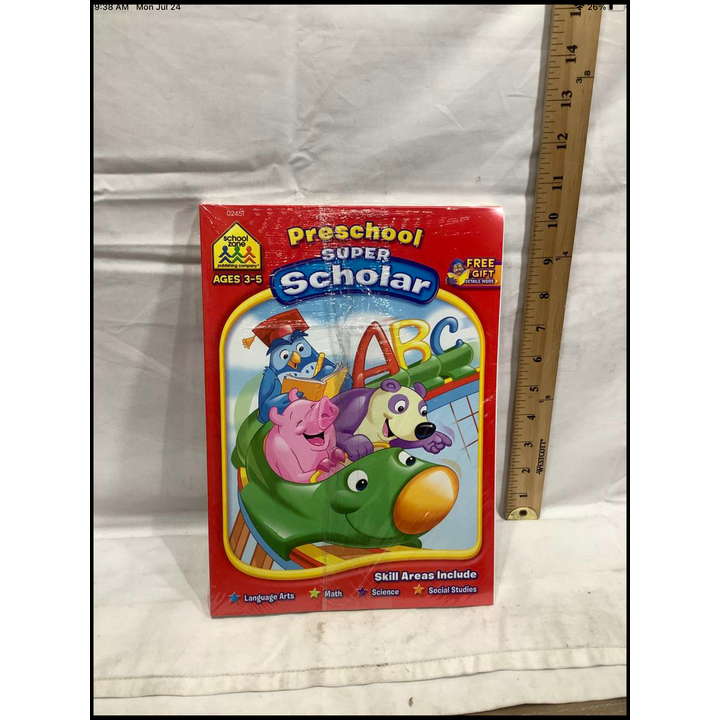 Buying (2) Preschool Super Scholar Book - Language Arts, Math, Science, Social Studies