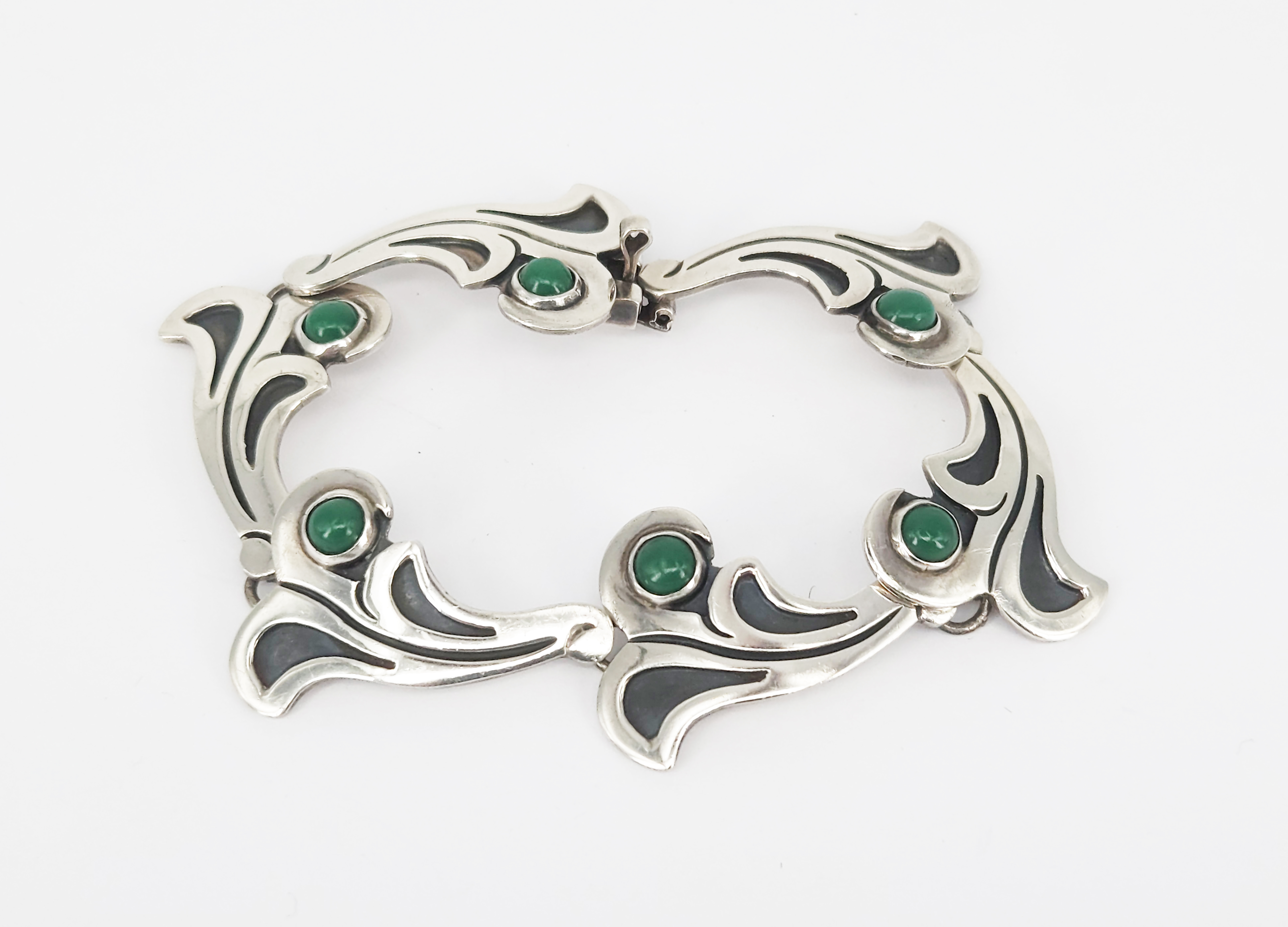 198 · A TAXCO STERLING SILVER BRACELET