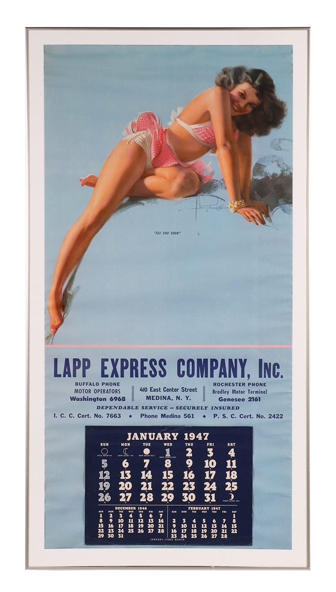 Calendrier photo 30x43cm format A3 Anchors Aweigh - Classic Pin Up