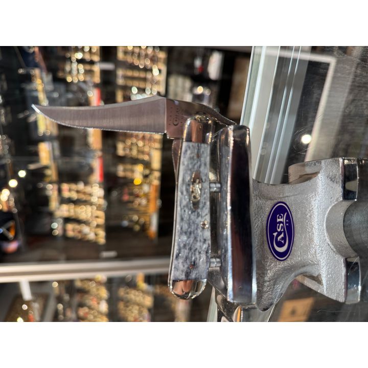 61953 - Case XX 2010 Gray Bone Jigged Russlock, Stainless Steel Blade