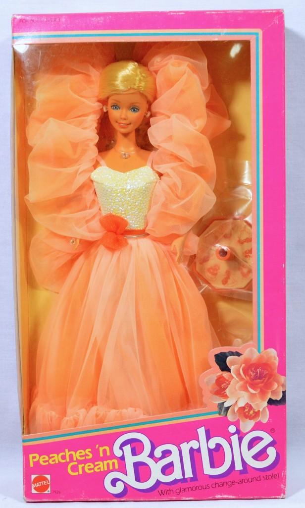 Mint 1984 Mattel 7926 Peaches 'n Cream Barbie in original box NRFB 