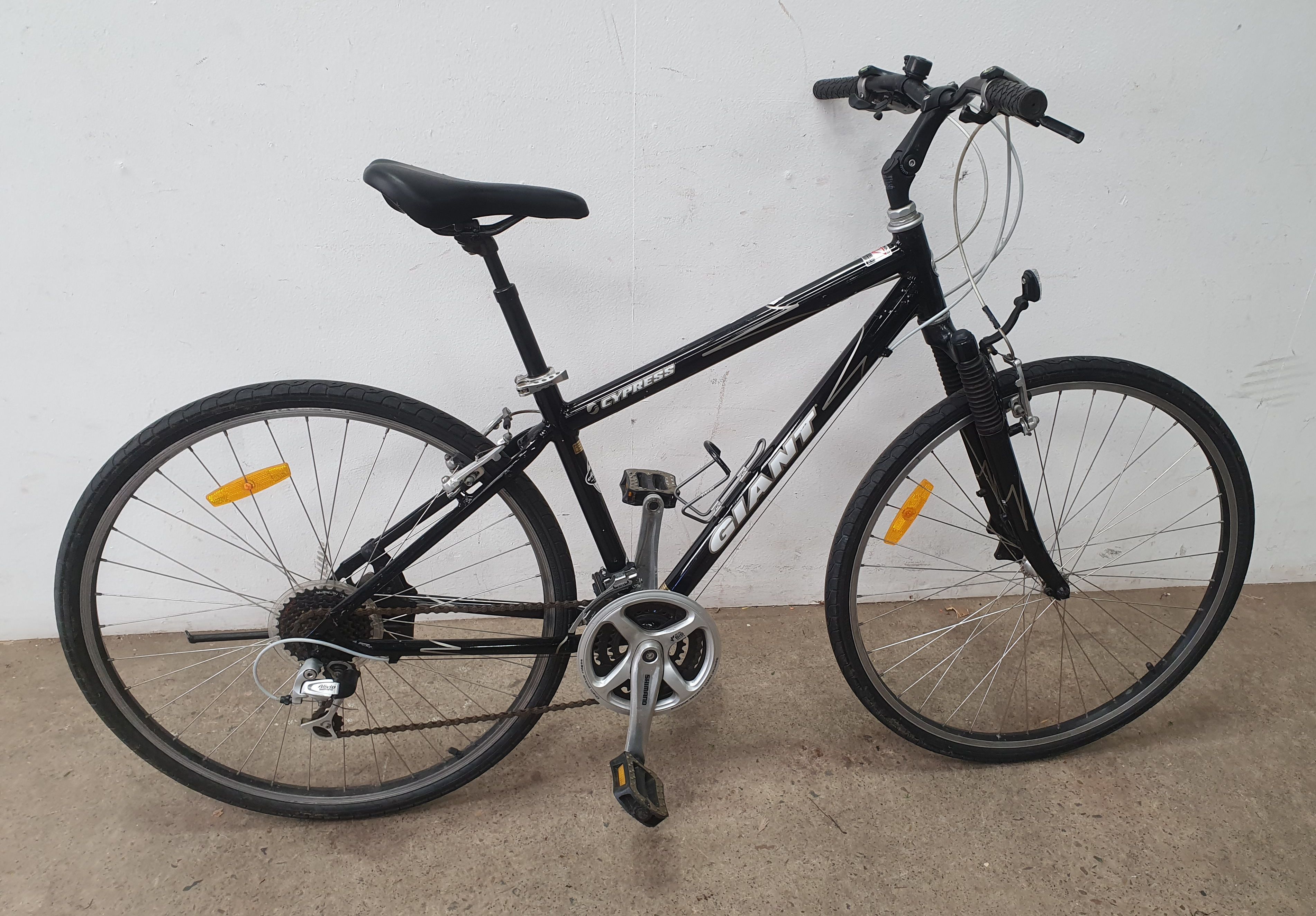 A BLACK GIANT BICYCLE