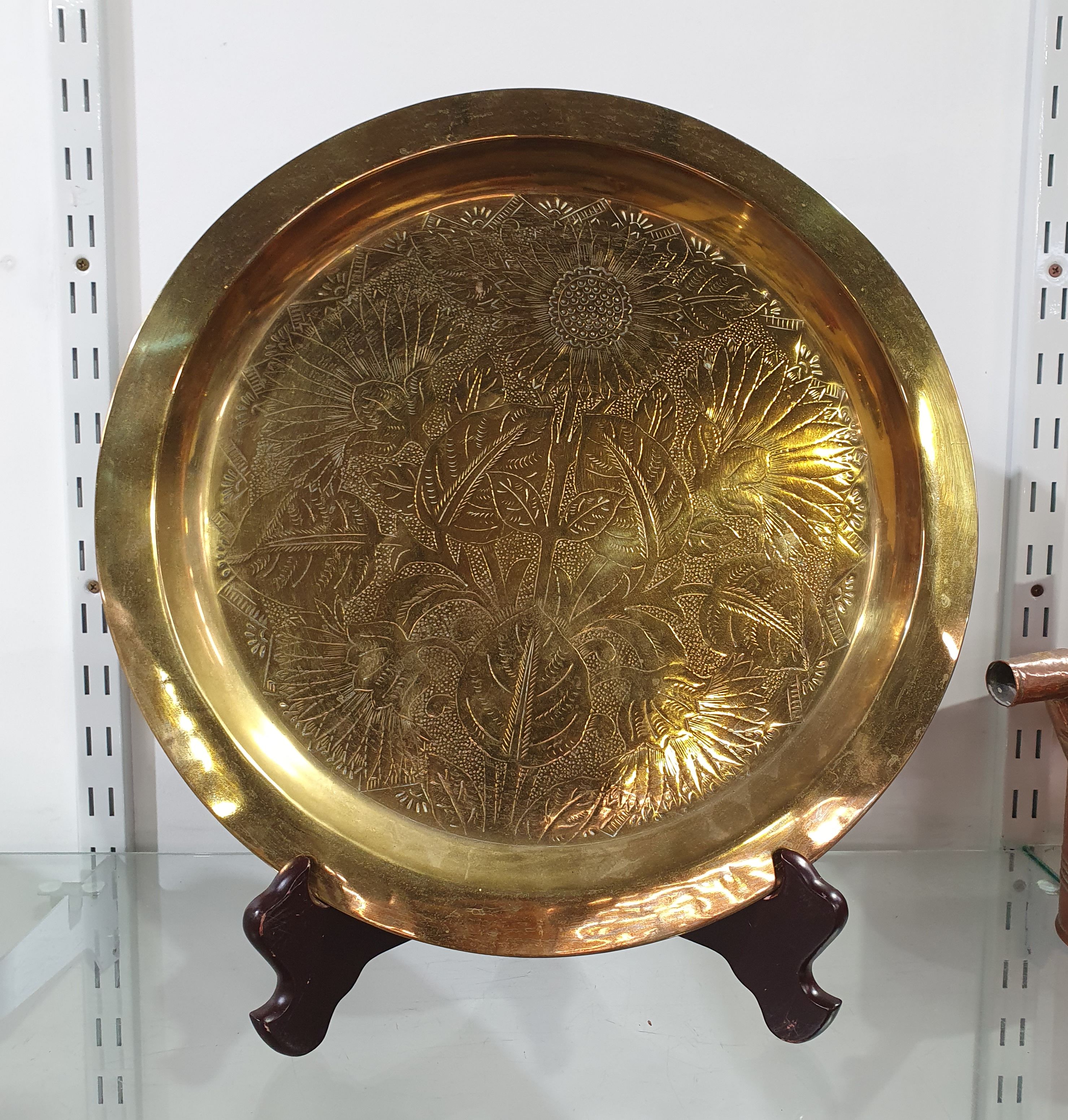 An Arts And Crafts Style Brass Tray