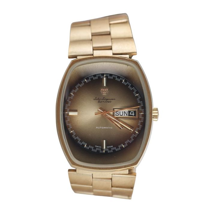 Jules Jurgensen Vintage NOS Day Date Watch 4012
