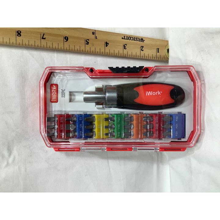 iWork 22pc Ratcheting Screwdriver Set