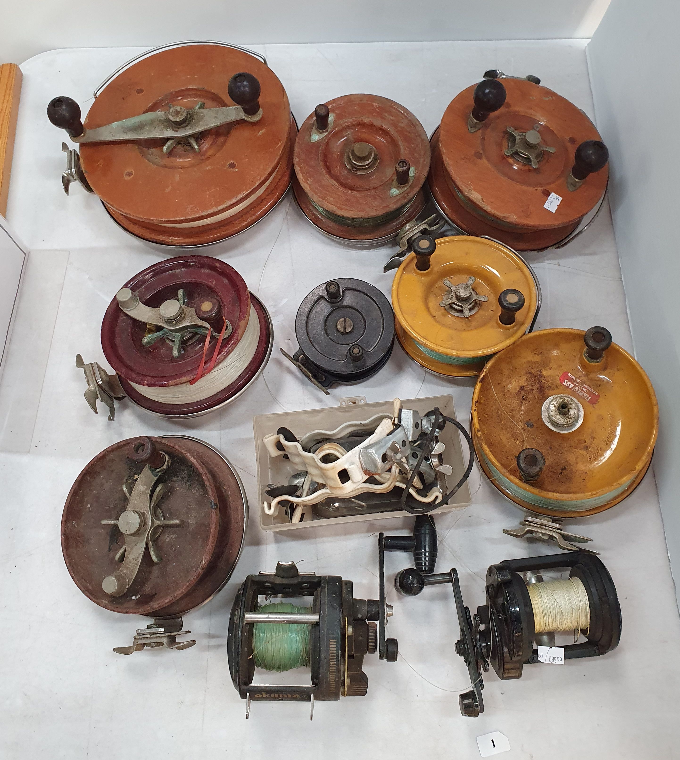 A Collection Of Fishing Reels