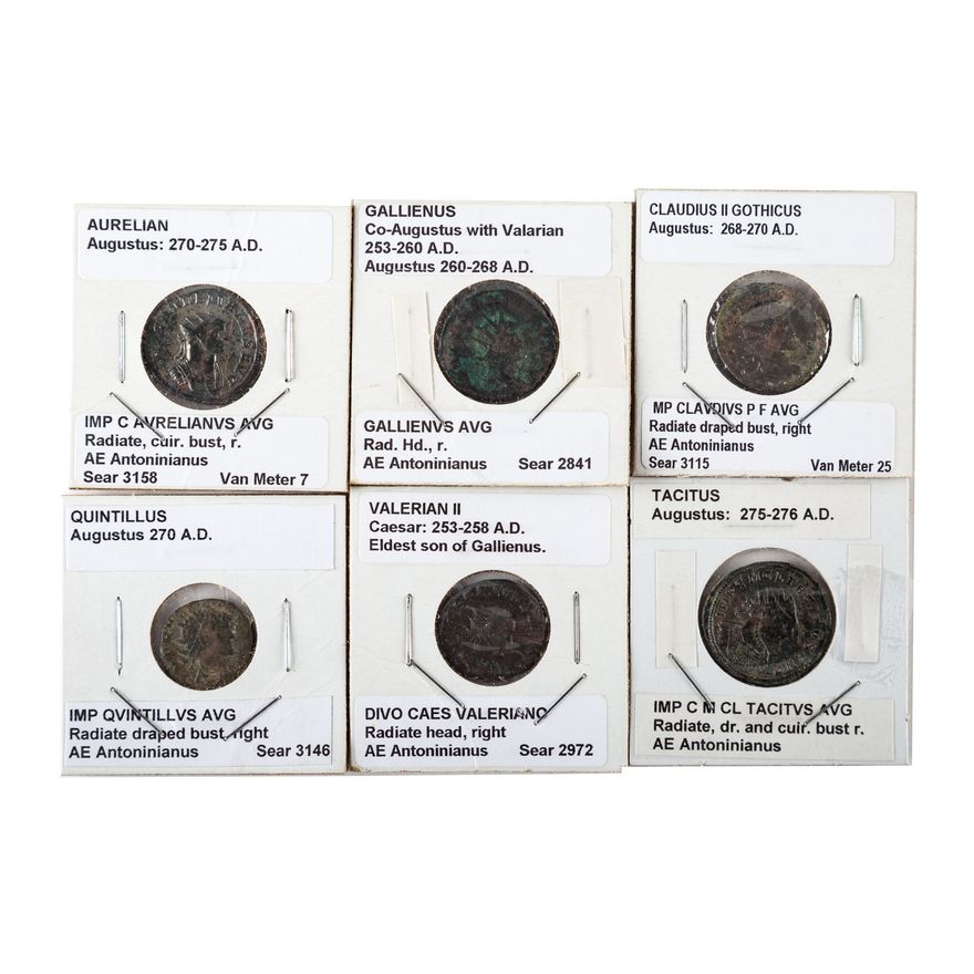 [Ancient] Six AE Antoninianus, 253 AD - 276 AD