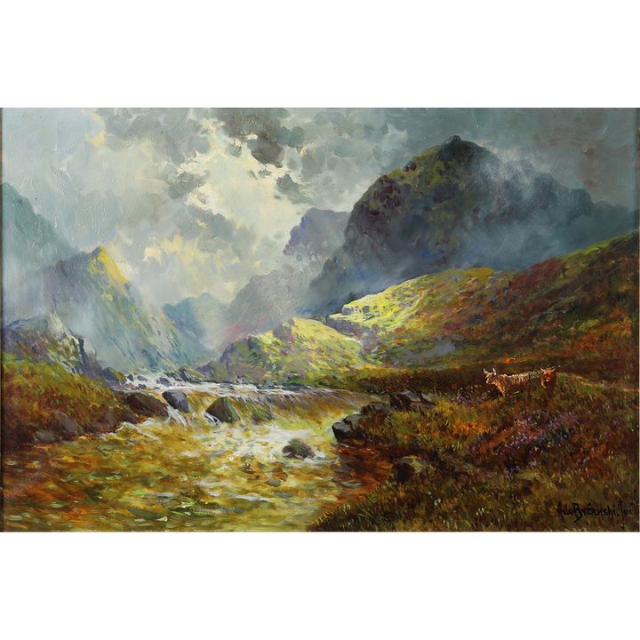 Painting, Alfred Fontville de Breanski Jr.