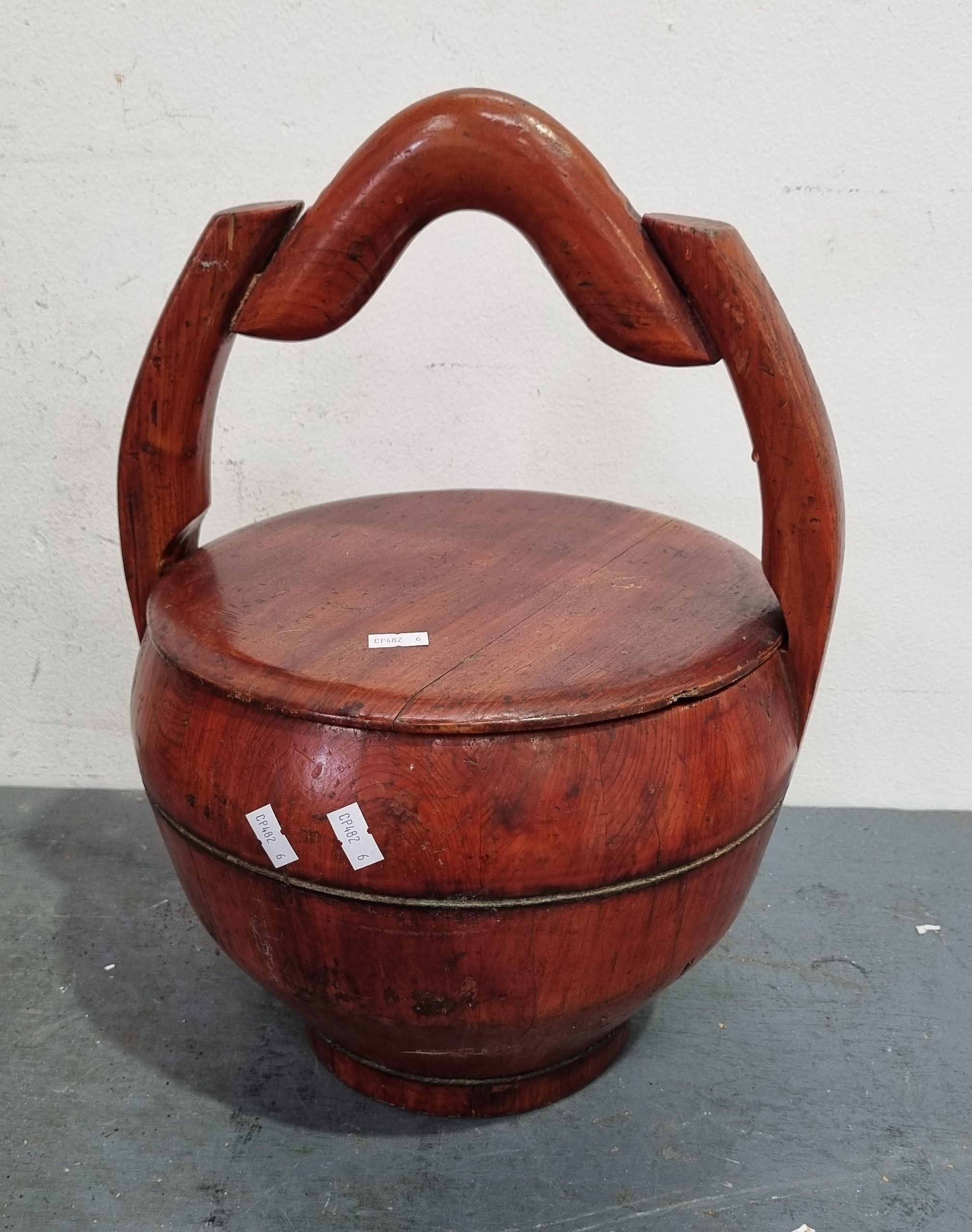 2268 · AN ASIAN TIMBER CONTAINER