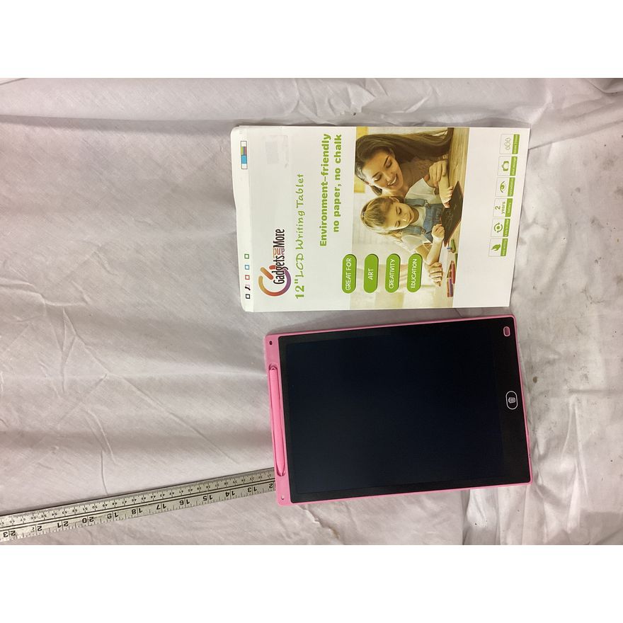 Gadgets & More 12'' LCD Writing Tablet- Has Erase Button & Lock Button- Pink