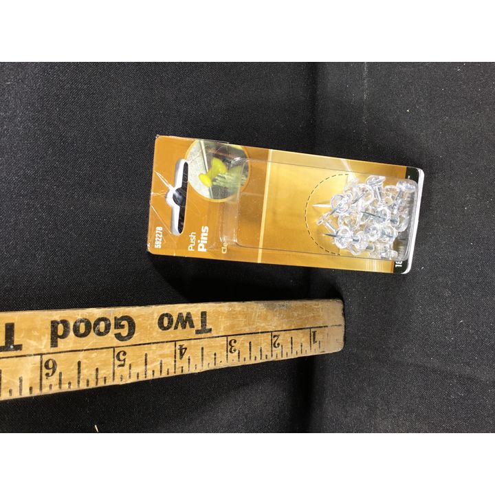 (Buying 2) Clear Push Pins - 16 Pieces Per Package