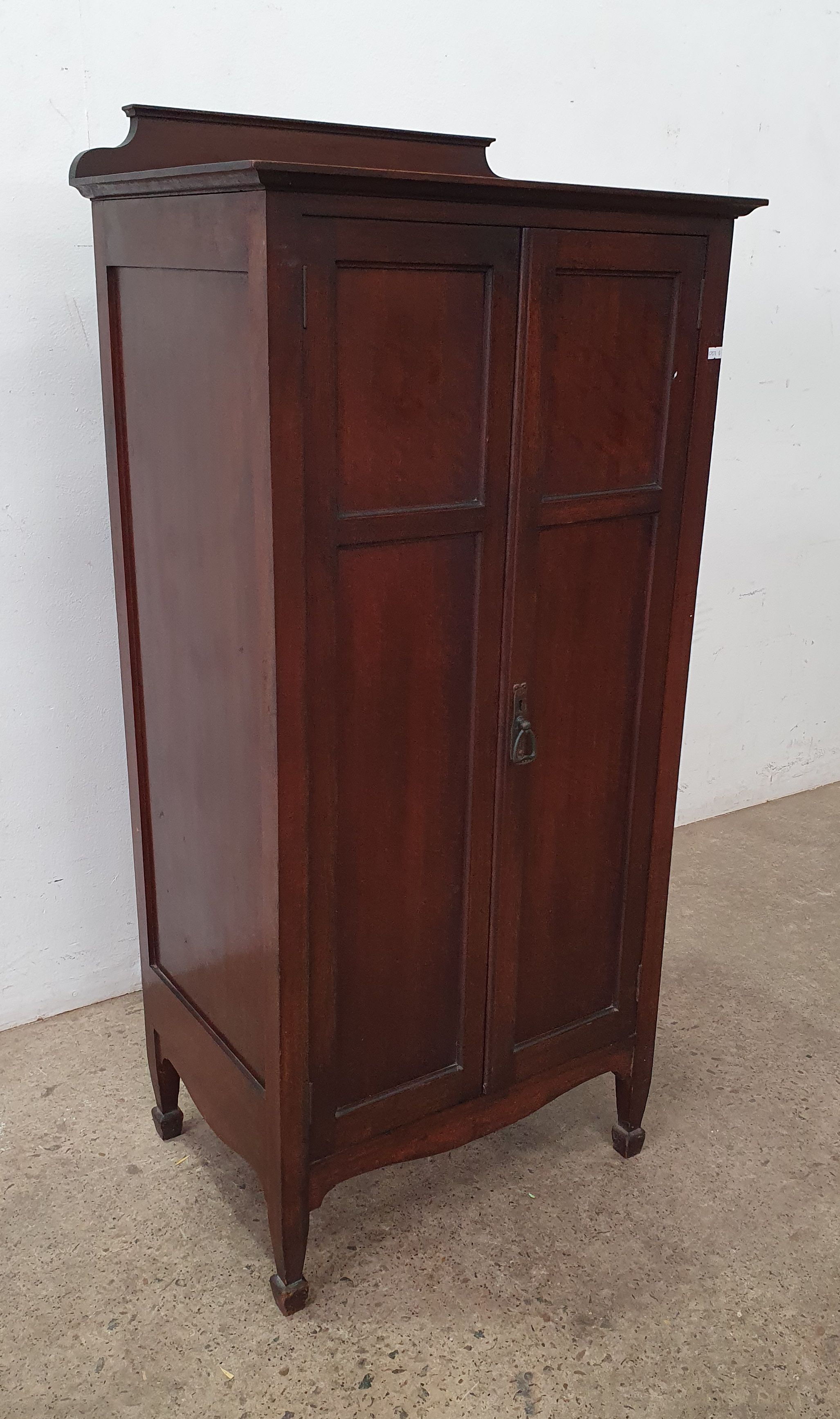A Maple Two Door Filing Cabinet