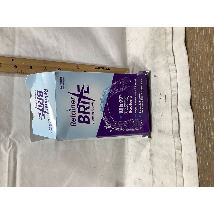 Retainer Brite Cleaning Tablets 96 Tablets (3 Month Supply)