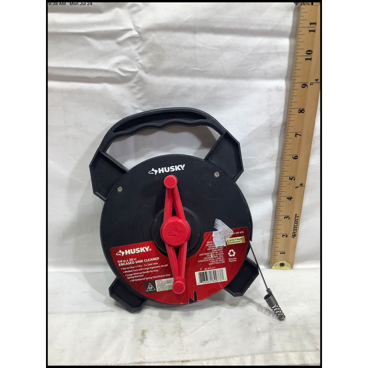 Husky 1/4" x 20ft Encased Sink Cleaner